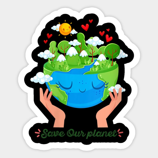 Save our planet Sticker by sevalyilmazardal